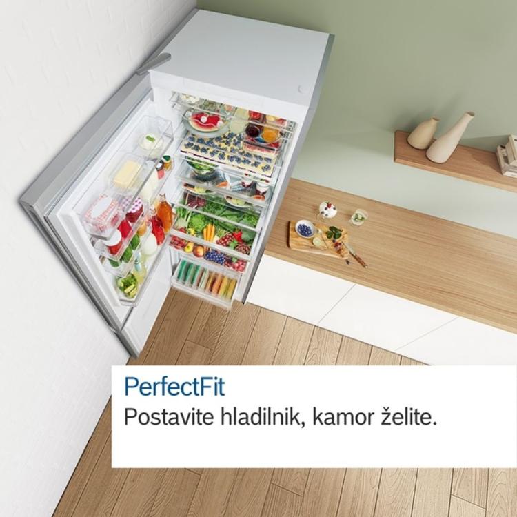 Hladilnik z zamrzovalnikom Bosch KGN33NWEB