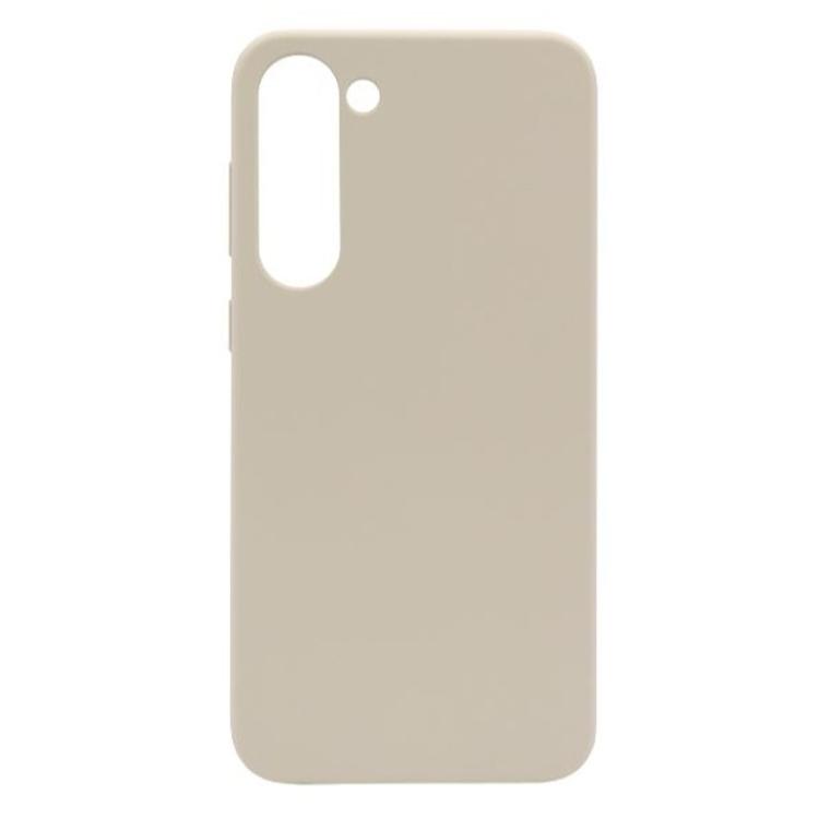 Silikonski ovitek za Samsung Galaxy S23, mehak, bež (stone)