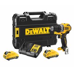 Akumulatorski kompaktni vrtalnik/vijačnik DeWalt DCD701D2 AKU 12 V 2,0 Ah_1