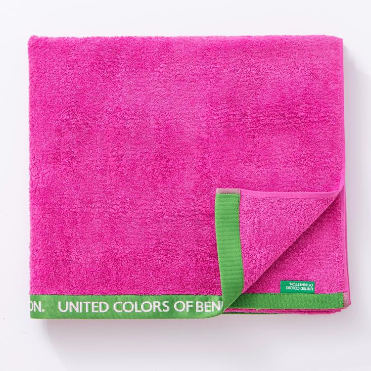 Brisača plažna Benetton be-1696-pu-tcc, 90 x 160 cm, vijolična
