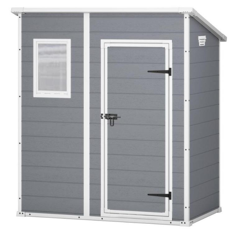 Vrtna hiška Keter MANOR PENT 927 Grey/White_1