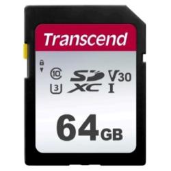 Transcend spominska kartica SDXC 64GB 300S, 95/45MB/s, C10, UHS-I Speed Class 3 (U3), V30