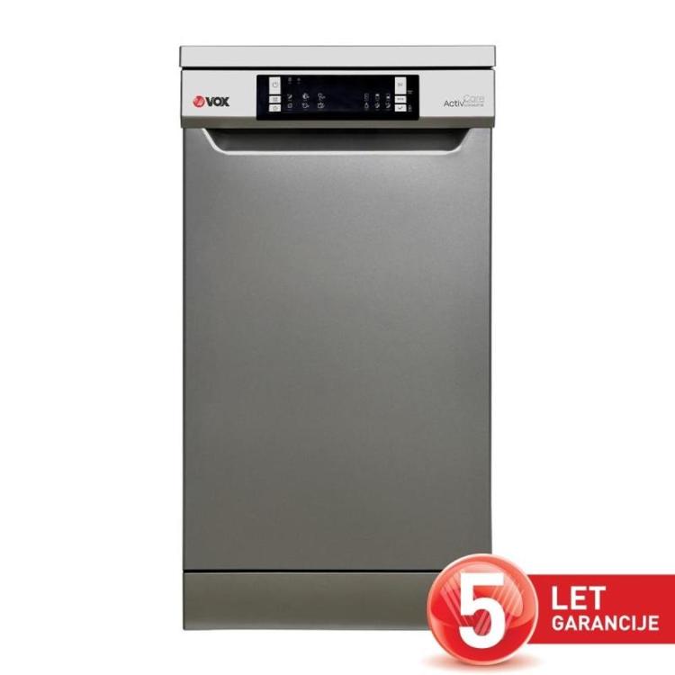 Pomivalni stroj VOX LCS 10A21T3E, E, 10 pog., 6 prog., TurboDrying, siv