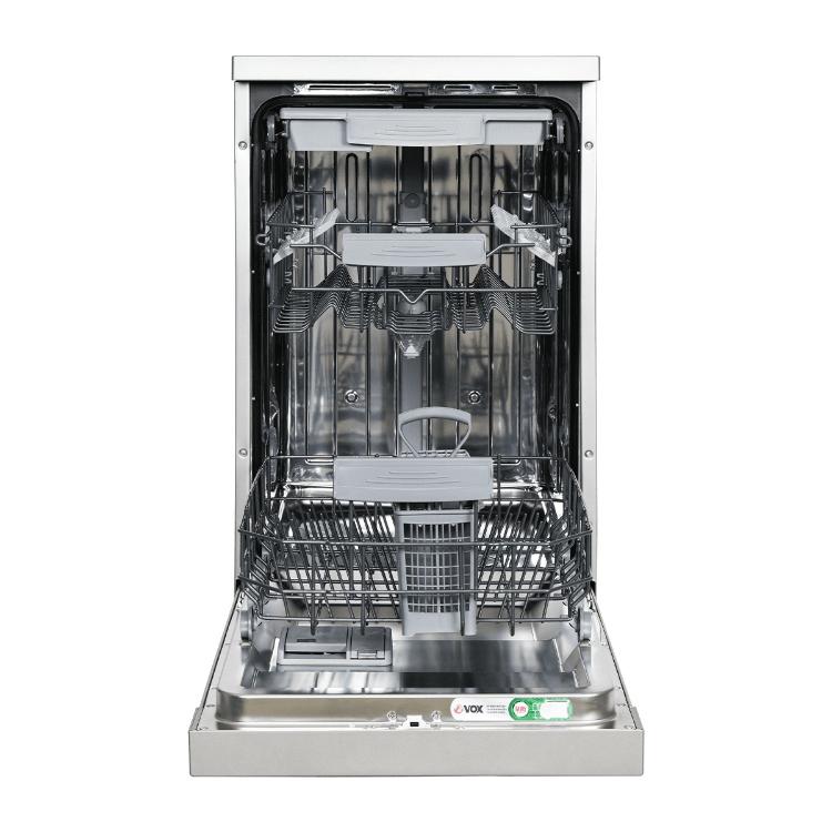 Pomivalni stroj VOX LCS 10A21T3E, E, 10 pog., 6 prog., TurboDrying, siv
