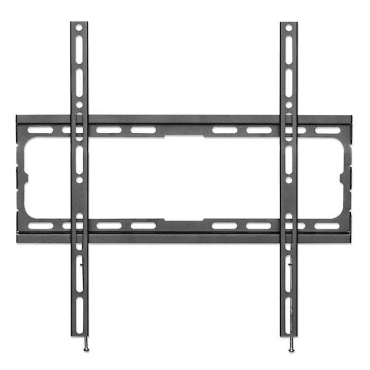 Stenski fiksni TV nosilec 32''-70'' MANHATTAN, 40kg, črne barve, ultra tanek