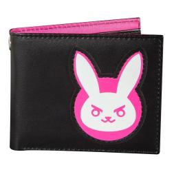 Denarnica Jinx Overwatch D.VA BI Fold Graphic, črna