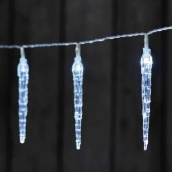 Božična girlanda Emos, LED, 10x ledena sveča, 1,35 m, notranja, hladna