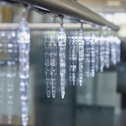 Božična girlanda Emos, LED, 10x ledena sveča, 1,35 m, notranja, hladna