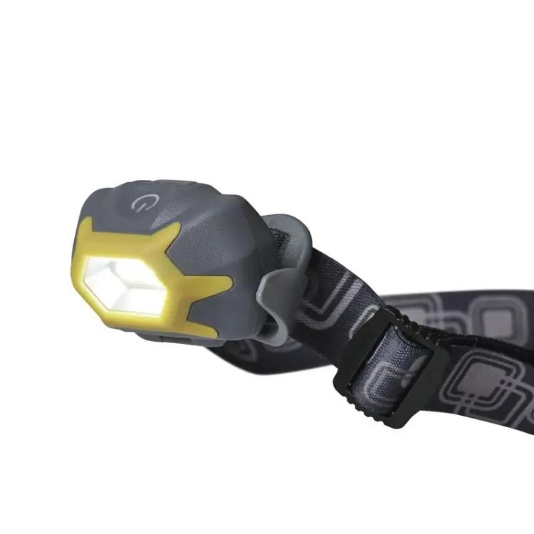 Naglavna LED svetilka Emos COB 3W 3×AAA, 125 lm, 20m