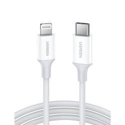 USB-C na Lightning kabel podpira polnjenje in prenos podatkov za naprave Apple.