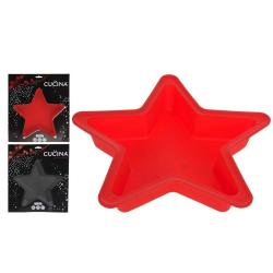 Silikonski pekač novoletna zvezda, 26 x 6 x 4 cm_1