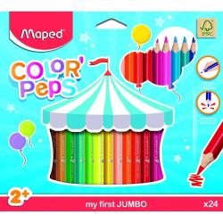 Barvice Maped Color'peps Maxi, 3 robe 24/1