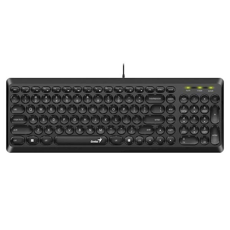 Tipkovnica Genius Slimstar Q200 USB, črna