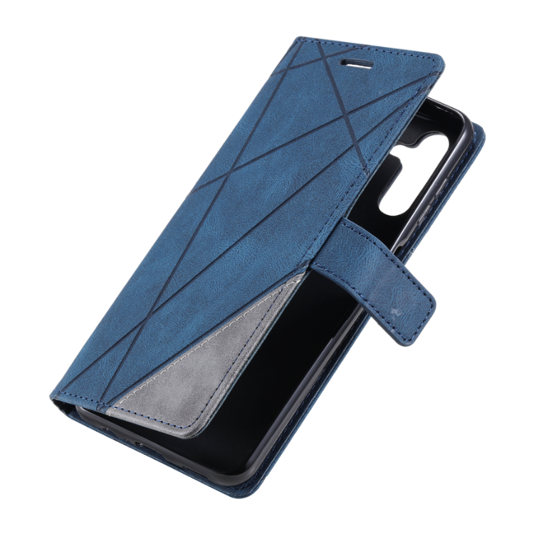 Preklopna torbica za Samsung Galaxy A25 5G, WLGO-Lines, modra