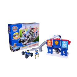 Igralni set Tačke na patrulji Search & Rescue Lift 'N' Repair z vozilom, figurico in servisno postajo, za otroke 3+.