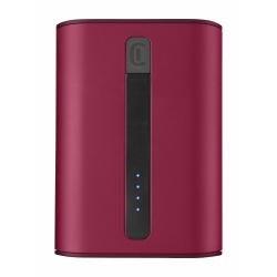 Prenosna baterija CellularLine Thunder, 10000 mAh, rdeča