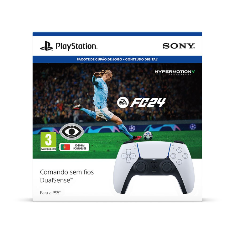 Set Kontroler PS5 Dualsense + igra FC24 VCH