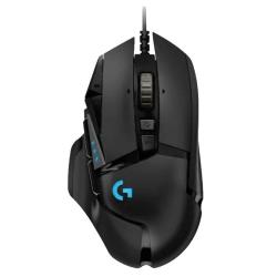 Gaming miška Logitech G502 HERO z naprednim optičnim senzorjem, programabilnimi gumbi in nastavljivim DPI omogoča izjemno natančnost ter vrhunski nadzor pri igranju.