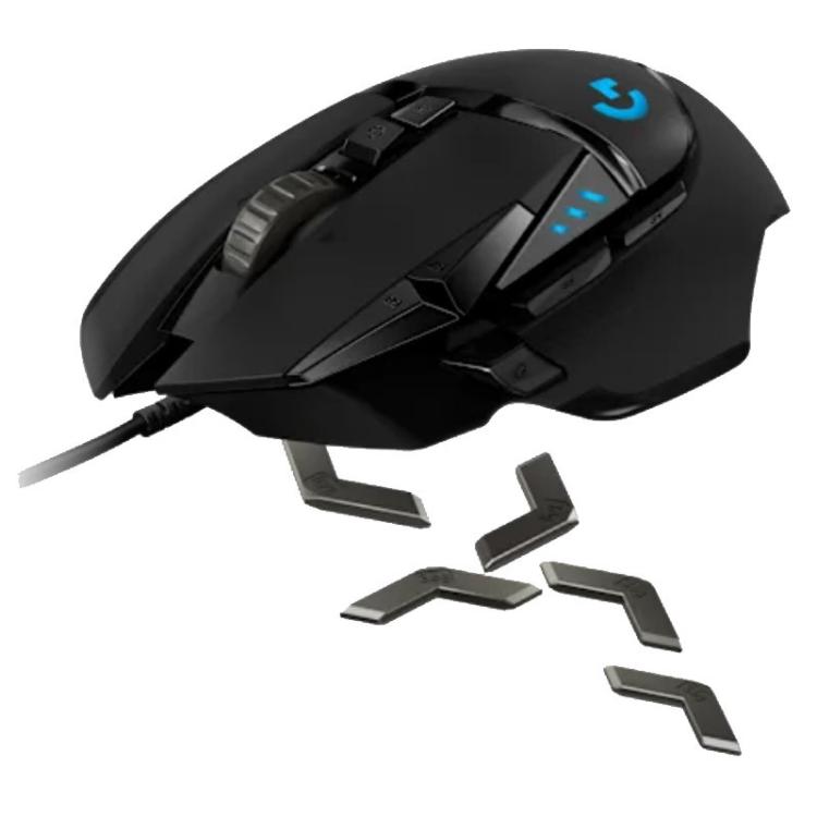 Logitech G502 HERO omogoča prilagajanje teže z odstranljivimi utežmi, kar igralcem omogoča popolno ravnovesje in udobje glede na njihov način uporabe.
