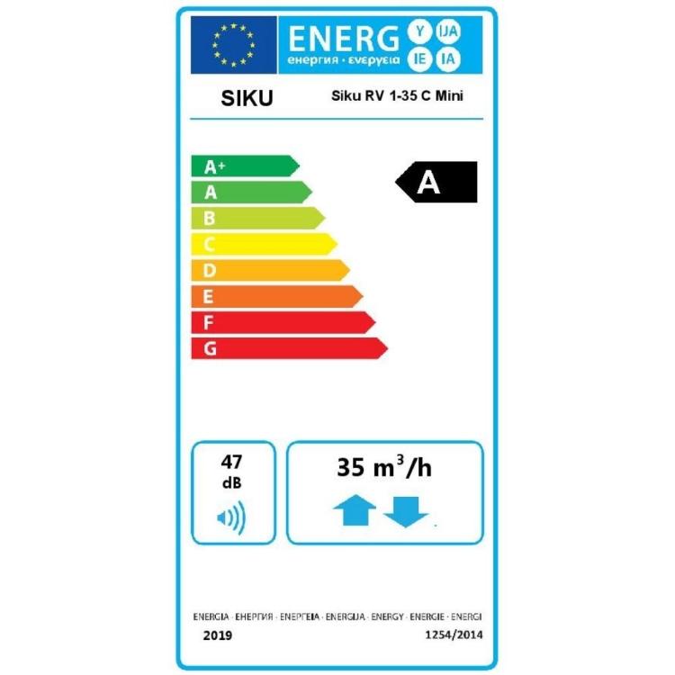 Prezračevanje z rekuperacijo SIKU RV 1-35 C MINI_4