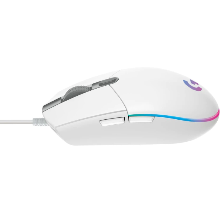 Miška Logitech G102 Lightsync, gaming, bela_5