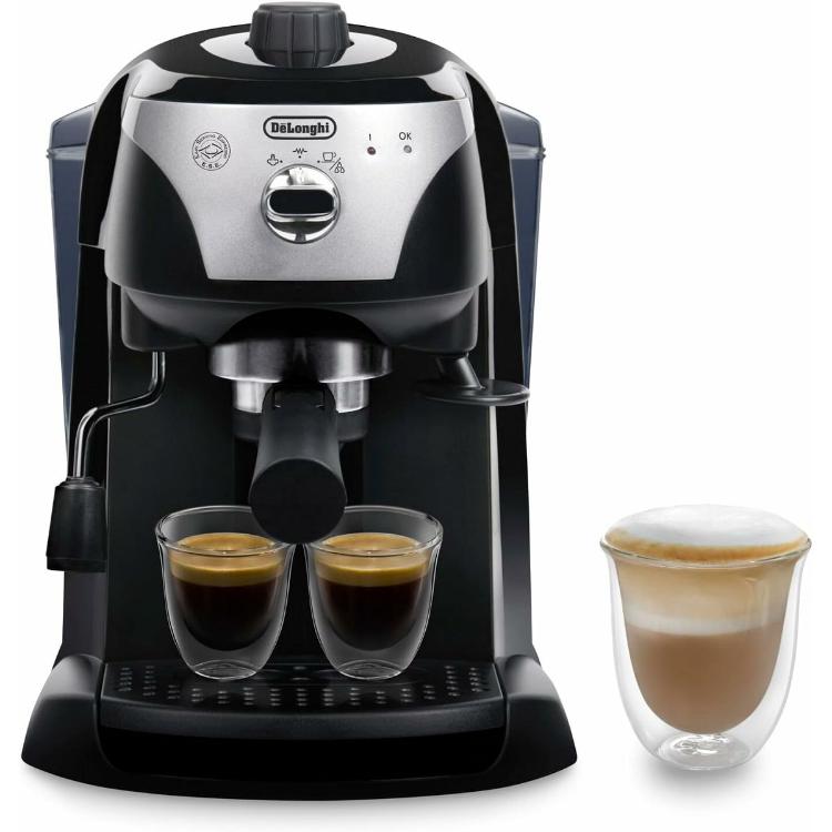 Kavni aparat De'Longhi Espresso EC201CD.B, 1100 W, črna