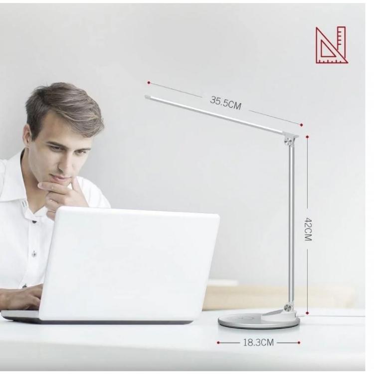 Namizna svetilka TaoTronics TT-DL069, srebrna