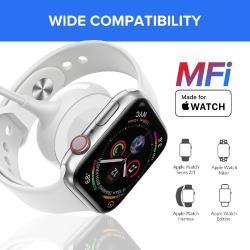 Polnilni kabel je MFi certificiran in združljiv z različnimi modeli ure Apple Watch.