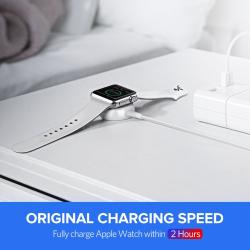 Magnetni polnilnik omogoča polnjenje Apple Watch z originalno hitrostjo polnjenja.