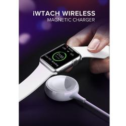 Brezžični magnetni polnilnik zagotavlja enostavno in zanesljivo polnjenje ure Apple Watch.