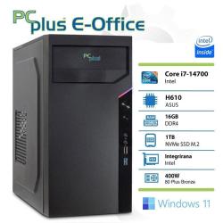 Namizni računalnik PCPLUS e-Office i7-14700 16GB 1TB NVMe SSD Windows 11 Home