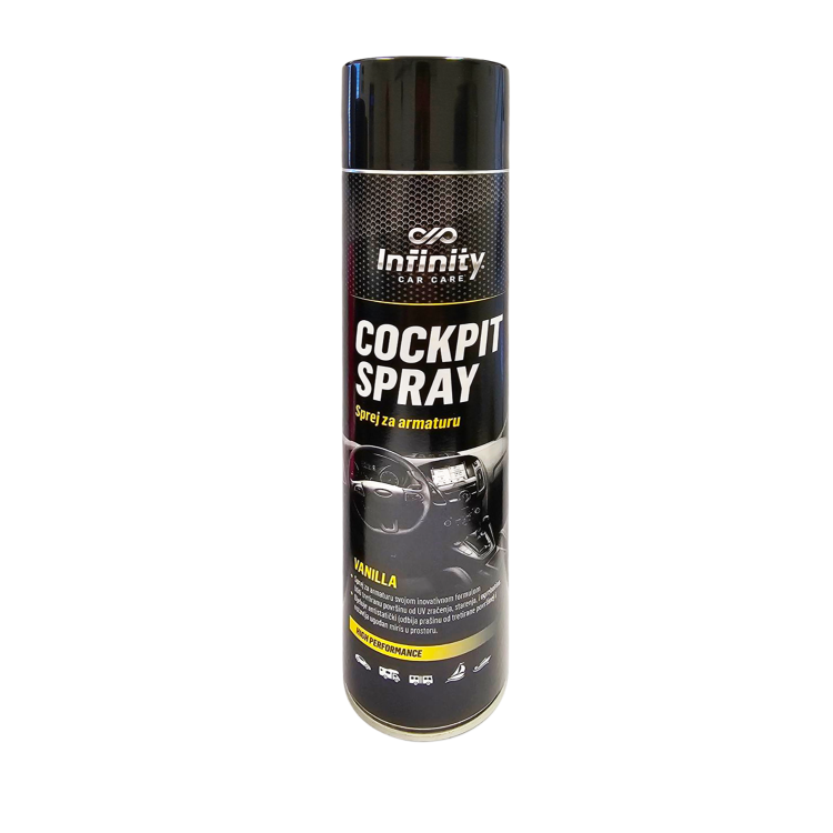 Sprej za nego armature Infinity Cockpit vanilija, 600 ml