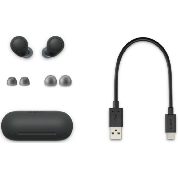 Brezžične slušalke Sony WFC700NB.CE7, črna