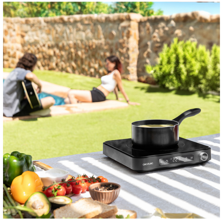 Indukcijska kuhalna plošča in žar Cecotec Full Magma Grill