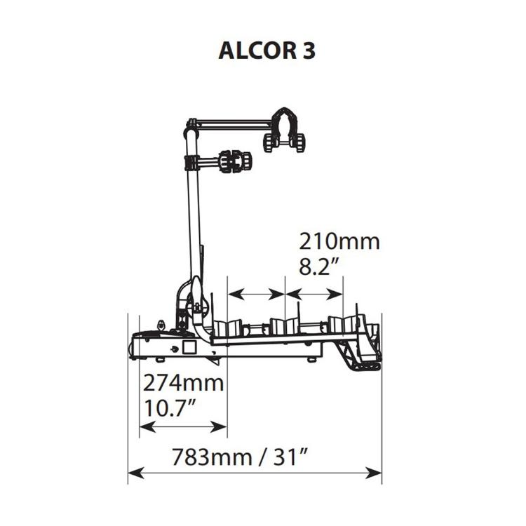 Nosilec koles Menabo Alcor 3, za 3 kolesa_3