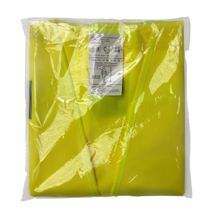 Varnostno odsevni telovnik/jopič, rumen_2