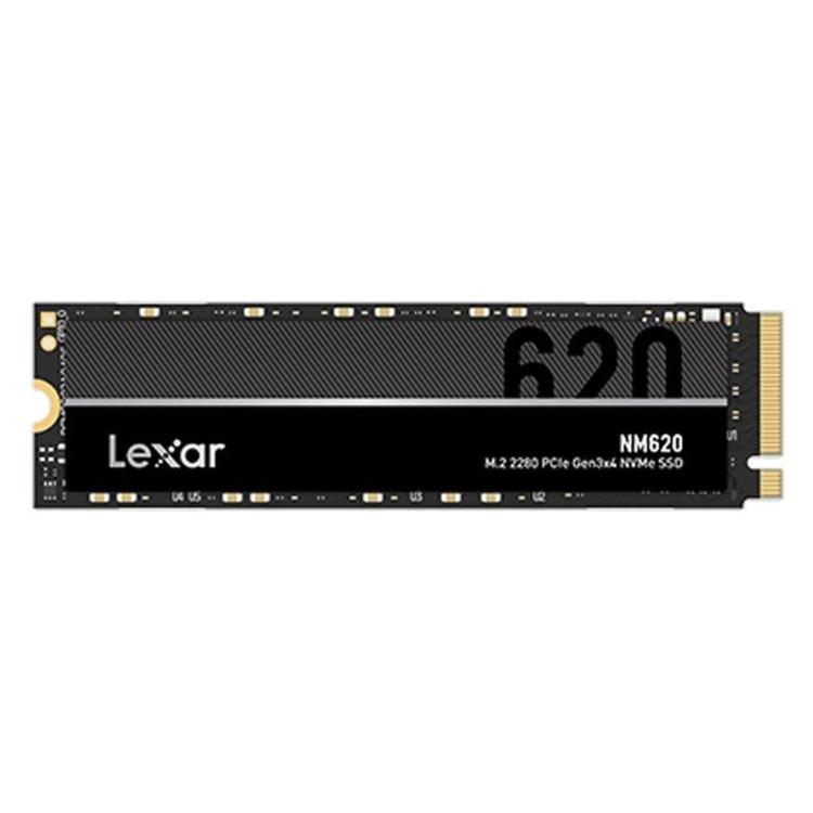Lexar NM620 512 GB SSD v formatu M.2 2280 z vmesnikom PCIe Gen3x4 NVMe omogoča hitro nalaganje operacijskega sistema, aplikacij in iger ter izboljša splošno odzivnost računalnika.