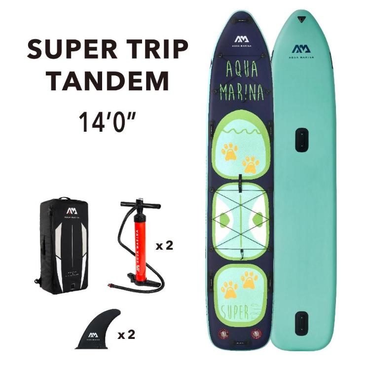 Napihljiva SUP deska Aqua Marina Super Trip Tandem 14´0" (BT-20ST02)_1