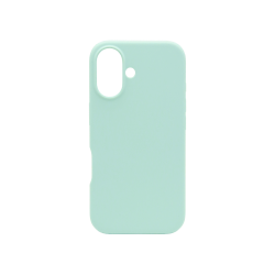 Silikonski svetlo moder ovitek za Apple iPhone 17 z mehkim (soft touch) zaključkom in natančnim izrezom za kamero