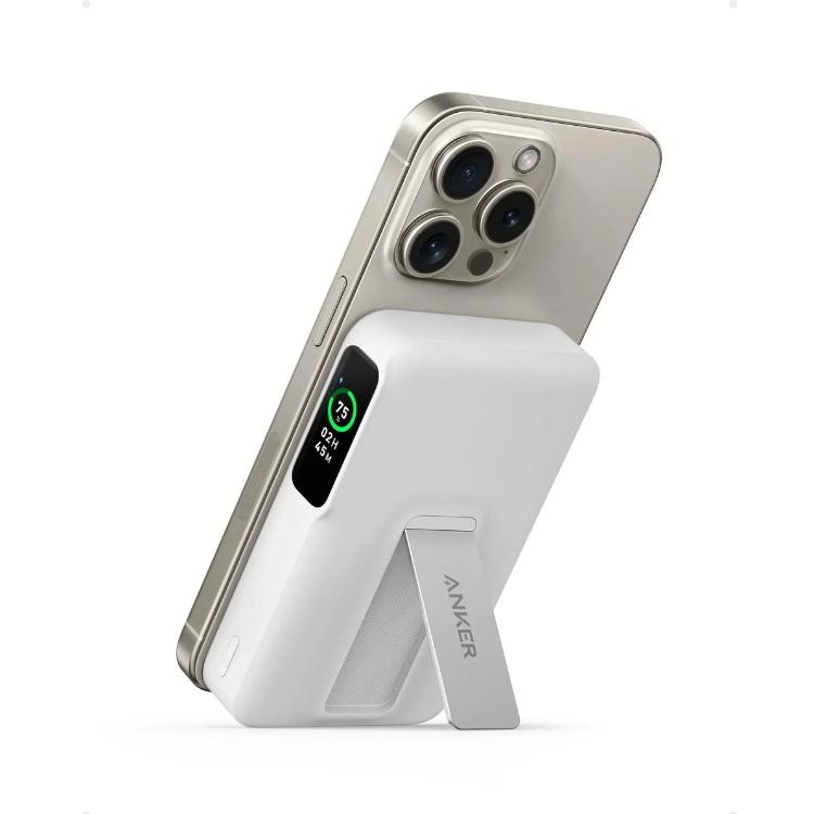 Prenosna baterija Anker MagGo 633, 10000 mAh, bel