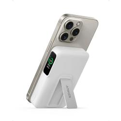 Prenosna baterija Anker MagGo 633, 10000 mAh, bel