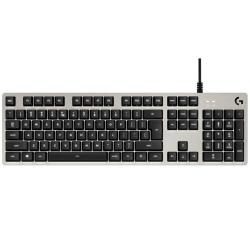 Tipkovnica Logitech G413, mehanska, osvetljena, srebrna