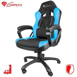 Gaming stol Genesis Nitro 330, ergonomski, črno moder_1