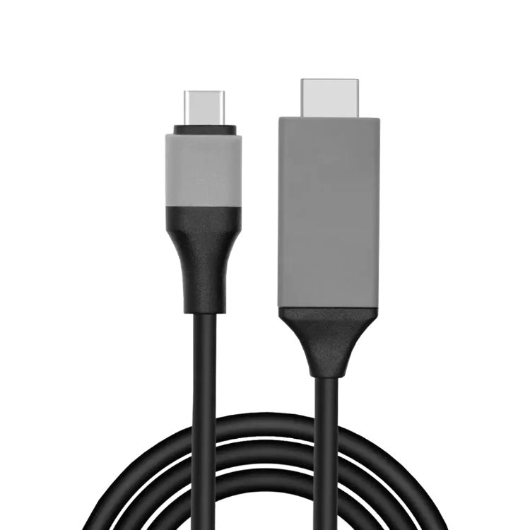 Kabel USB-C na HDMI 4K (HDTV), 2 m, siv