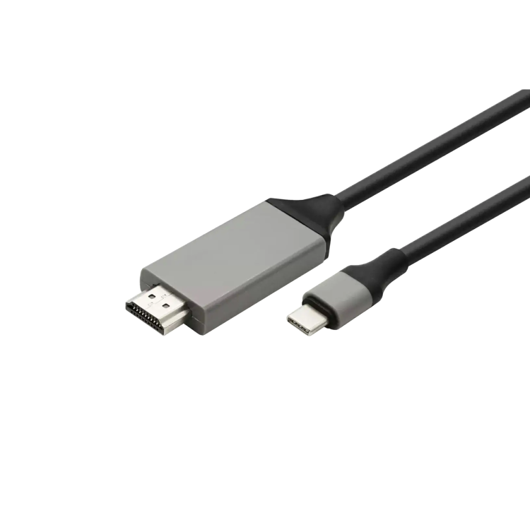 Kabel USB-C na HDMI 4K (HDTV), 2 m, siv