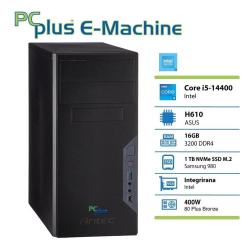 Namizni računalnik PCPLUS E-machine i5-14400 16GB 1TB NVMe SSD Windows 11 Pro