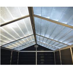Vrtna hiška Palram SkyLight, Tip: 6 x 12, polnočno siva_3