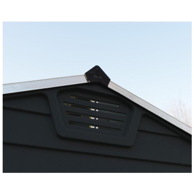 Vrtna hiška Palram SkyLight, Tip: 6 x 12, polnočno siva_2