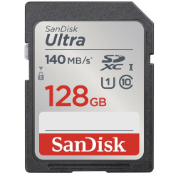 Spominska kartica SDXC SanDisk 128GB Ultra, 140MB/s, UHS-I, C10