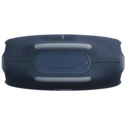 JBL Xtreme 4 – spodnji pogled na prenosni Bluetooth zvočnik z gumiranimi podstavki in robustnim tekstilnim ohišjem.